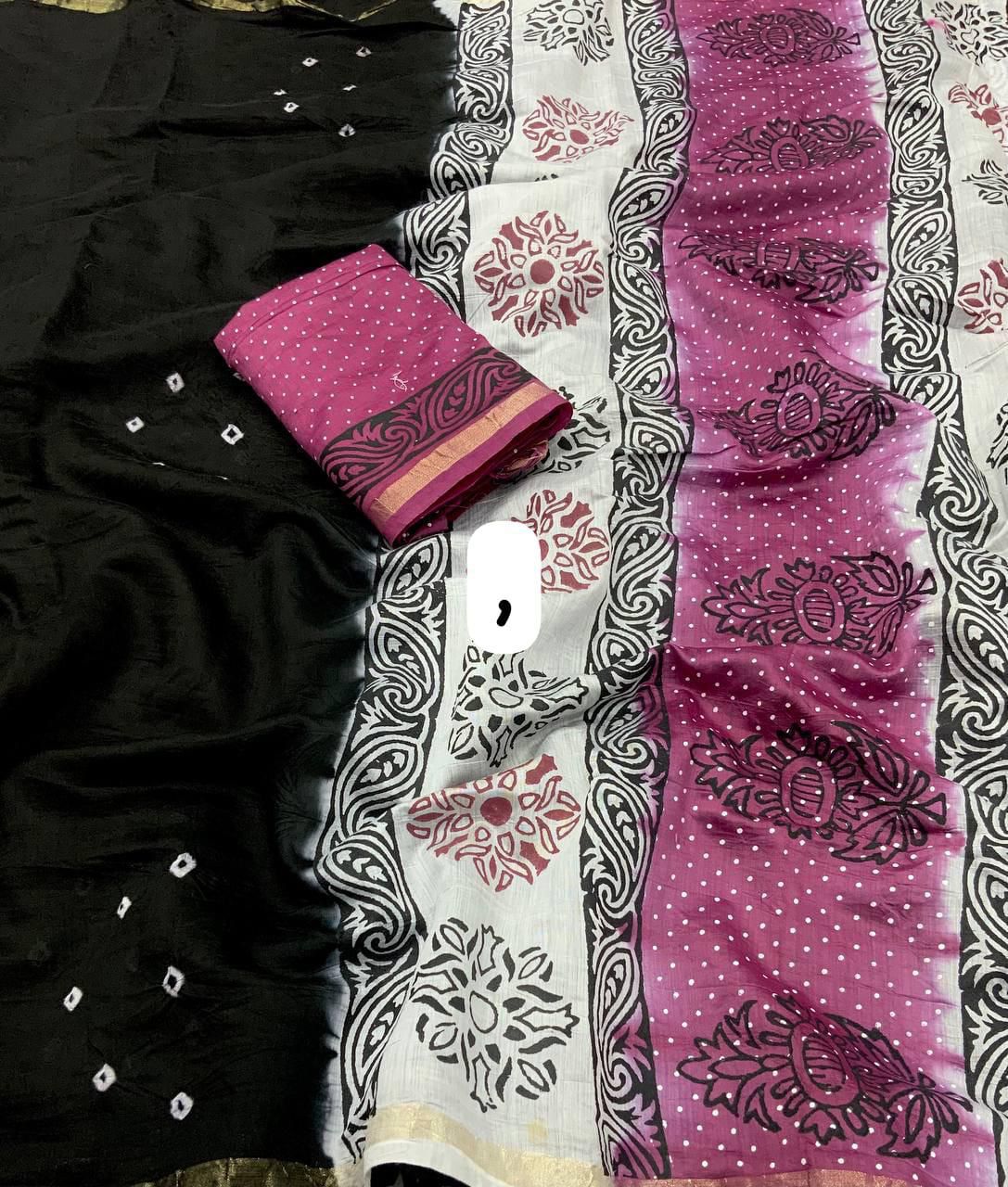 Kayatri New Soft Pure Chanderi Cotton Saree