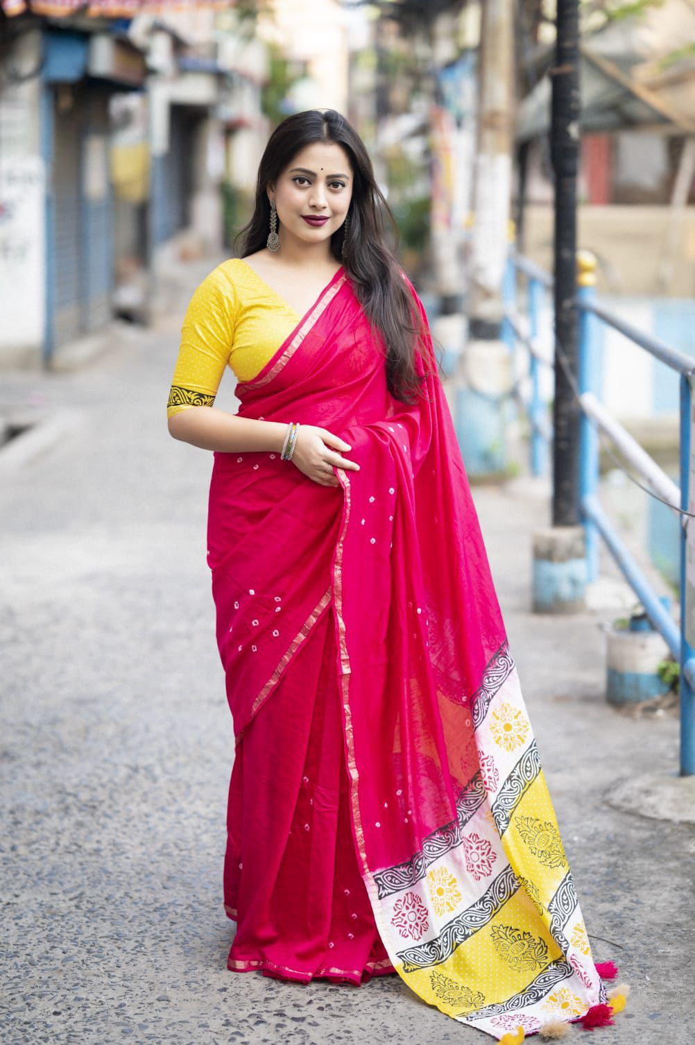 Kayatri New Soft Pure Chanderi Cotton Saree