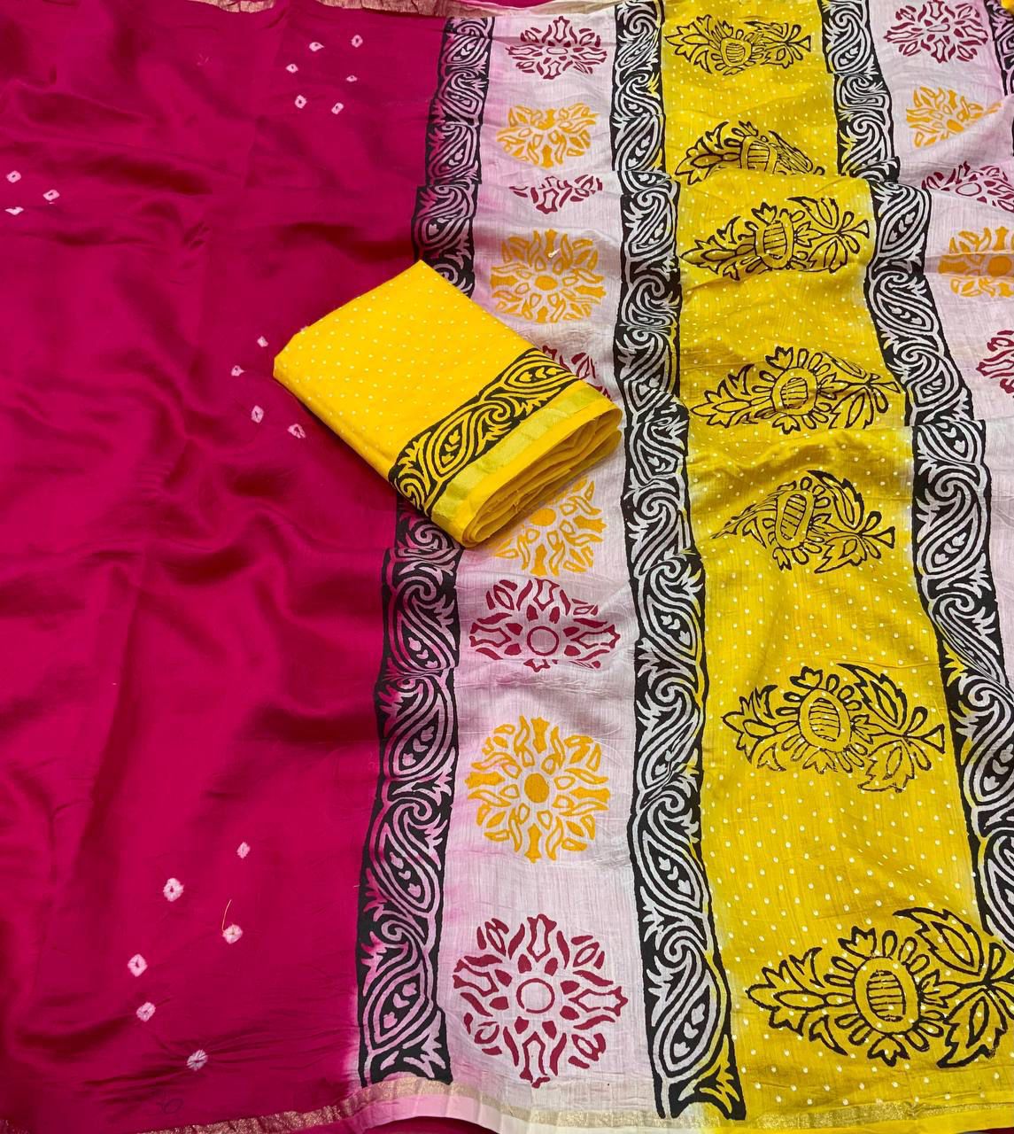 Kayatri New Soft Pure Chanderi Cotton Saree