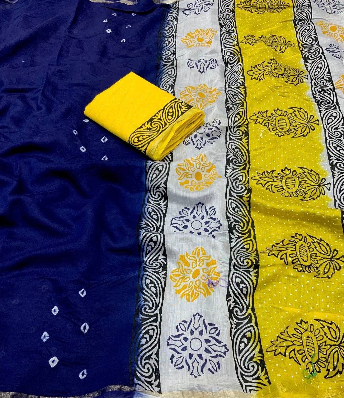 Kayatri New Soft Pure Chanderi Cotton Saree