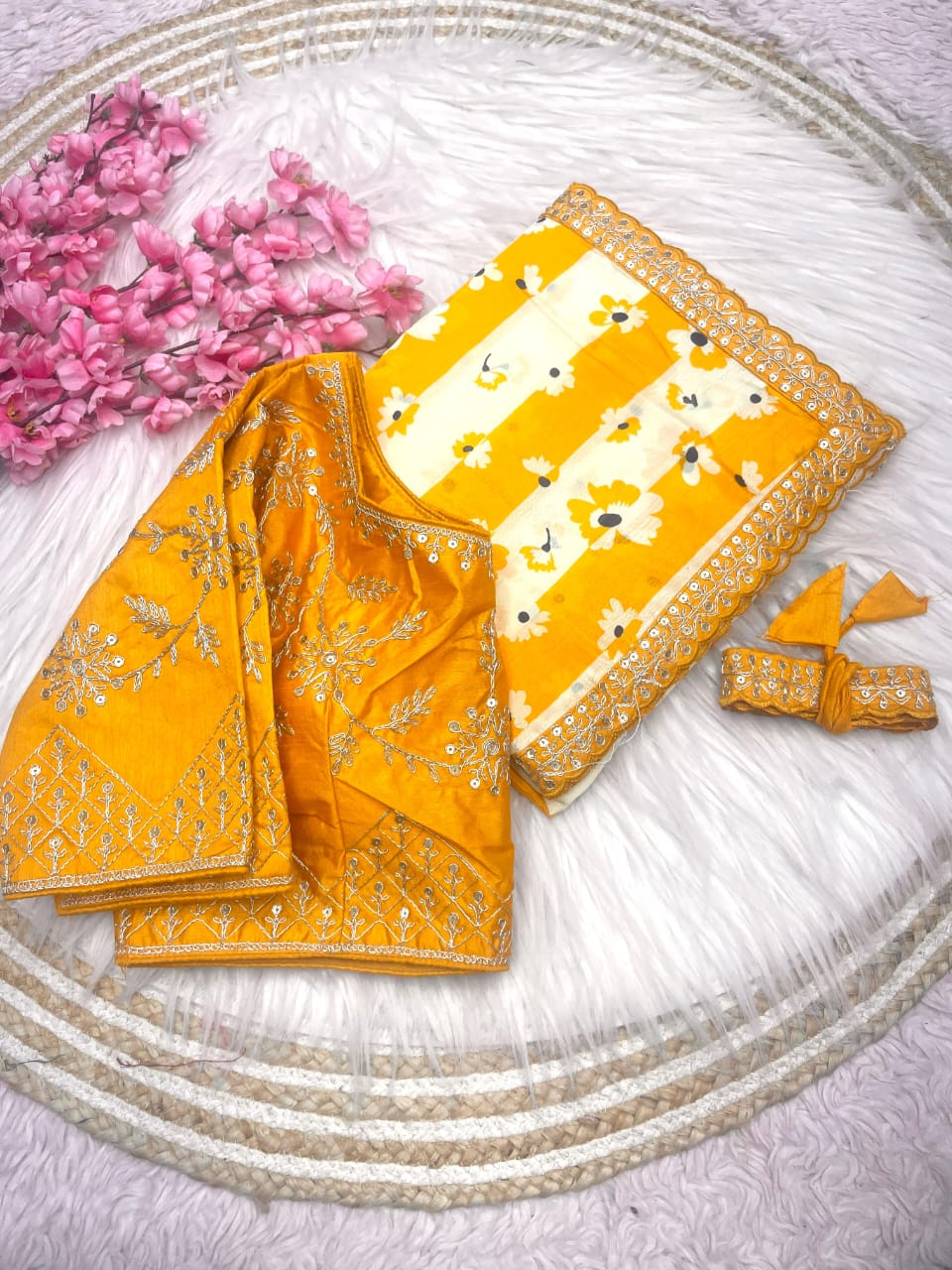 Kayatri New Chinon Silk Ready to Wear Saree