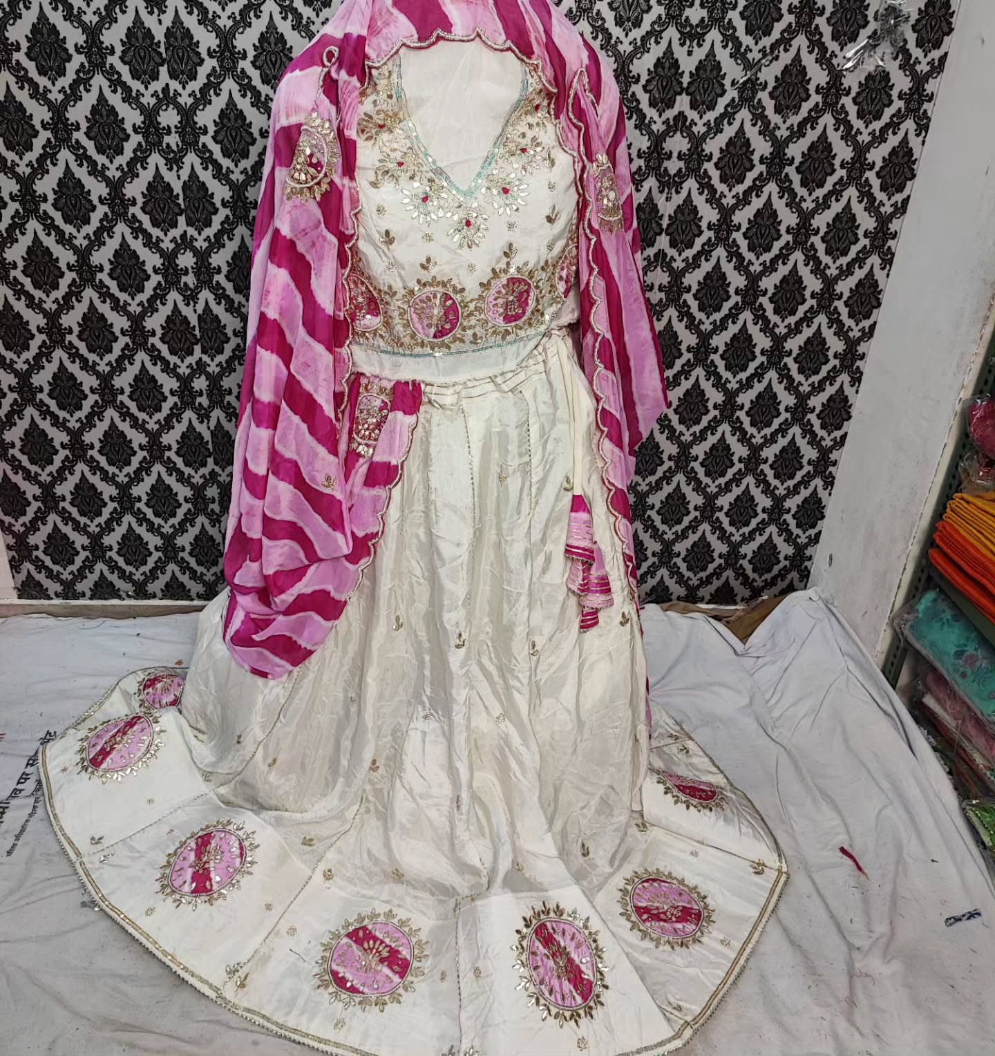Kayatri New Pure Upada Silk Gotapatti Handwork Lehenga