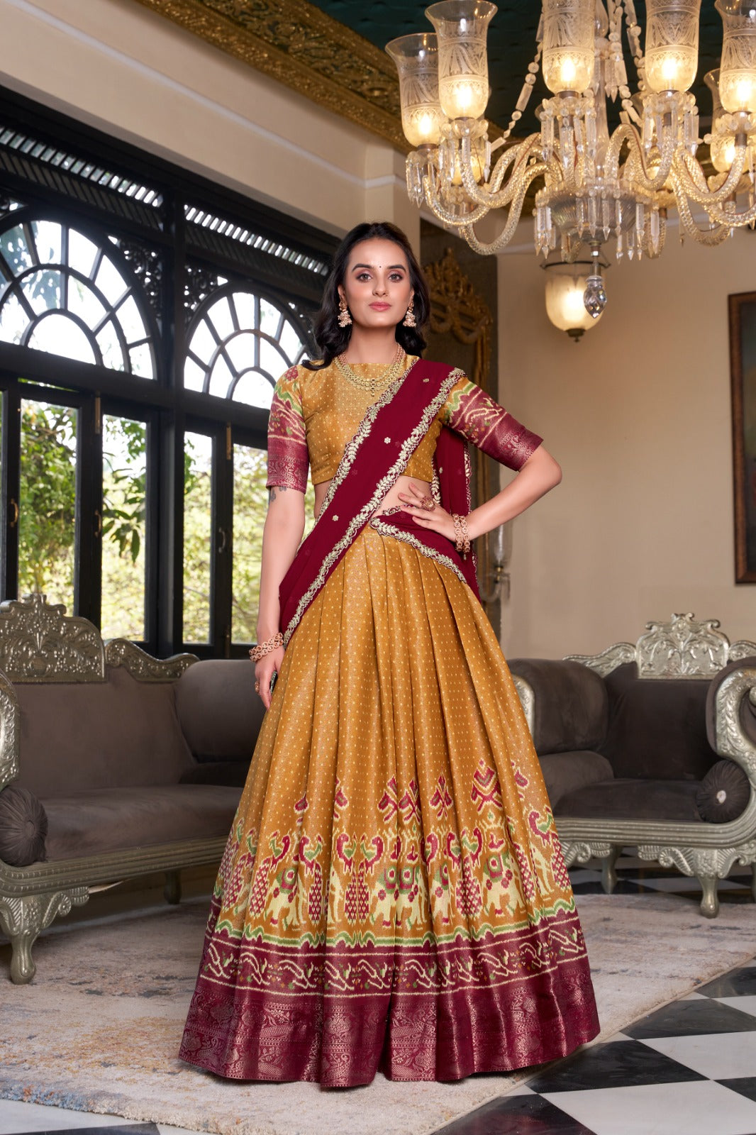 Kayatri New Kanchipuram Designer Lehenga