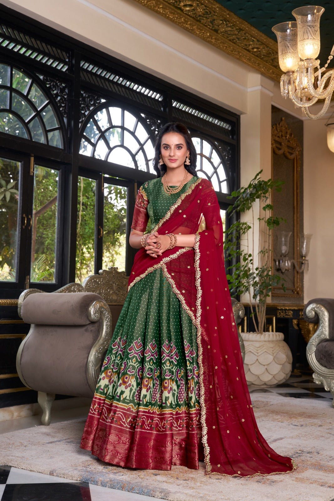 Kayatri New Kanchipuram Designer Lehenga