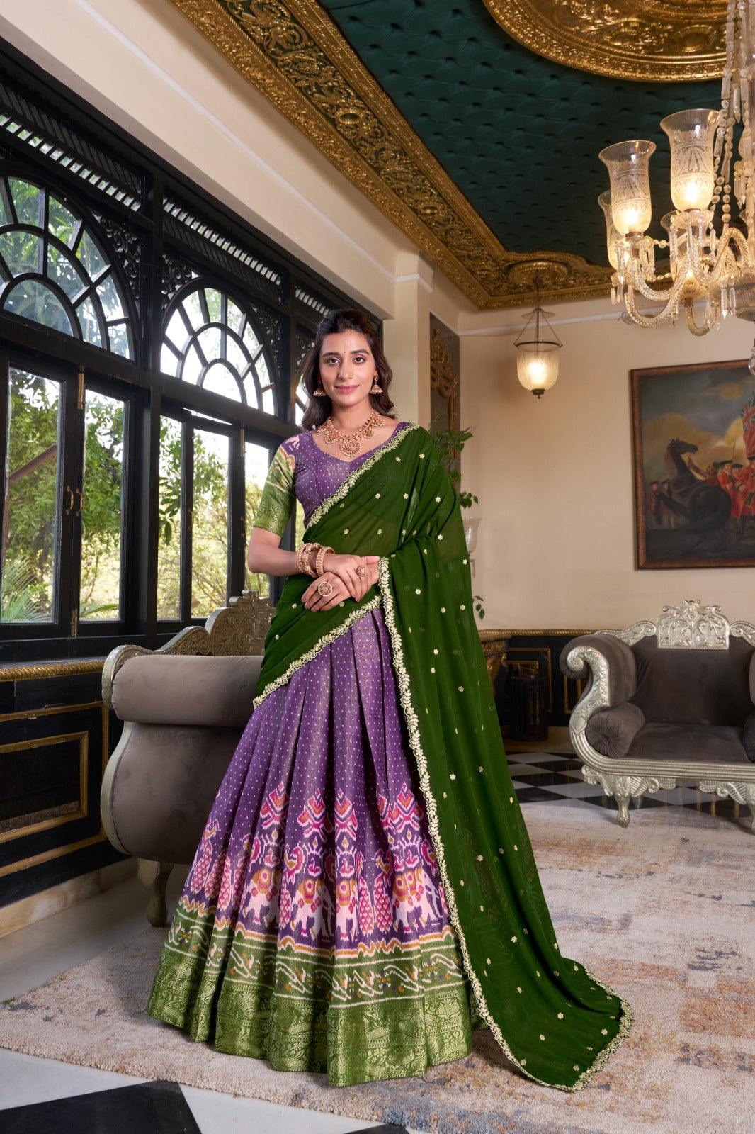 Kayatri New Kanchipuram Designer Lehenga