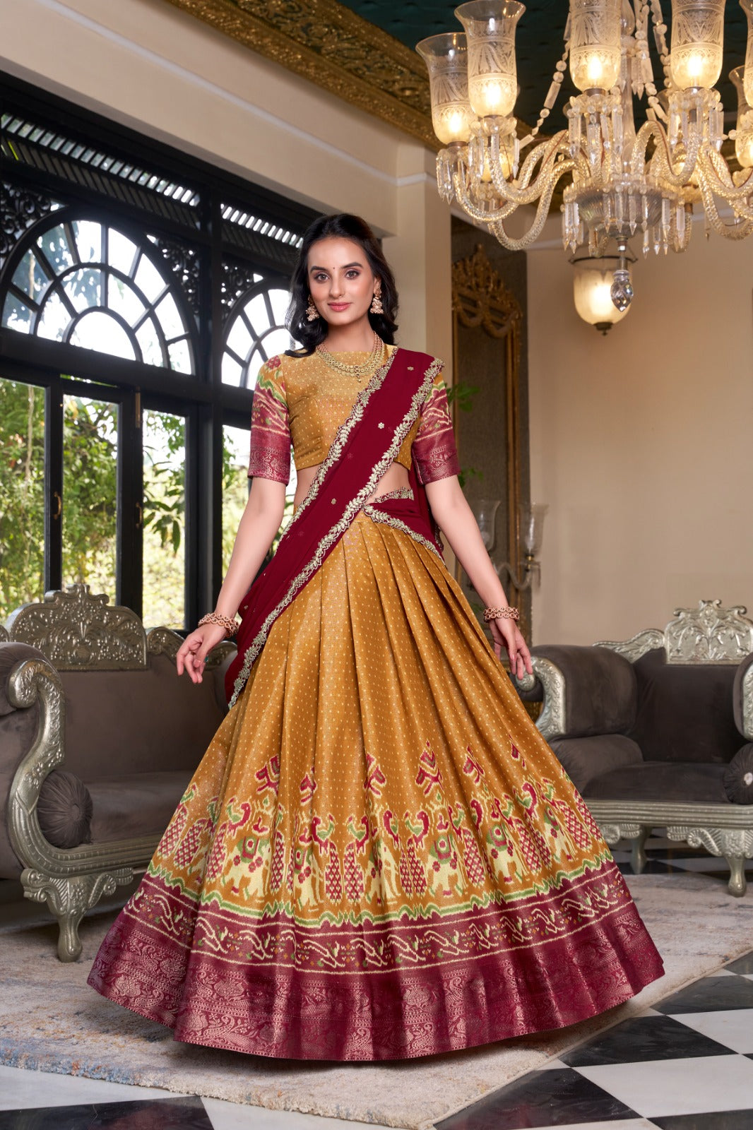 Kayatri New Kanchipuram Designer Lehenga