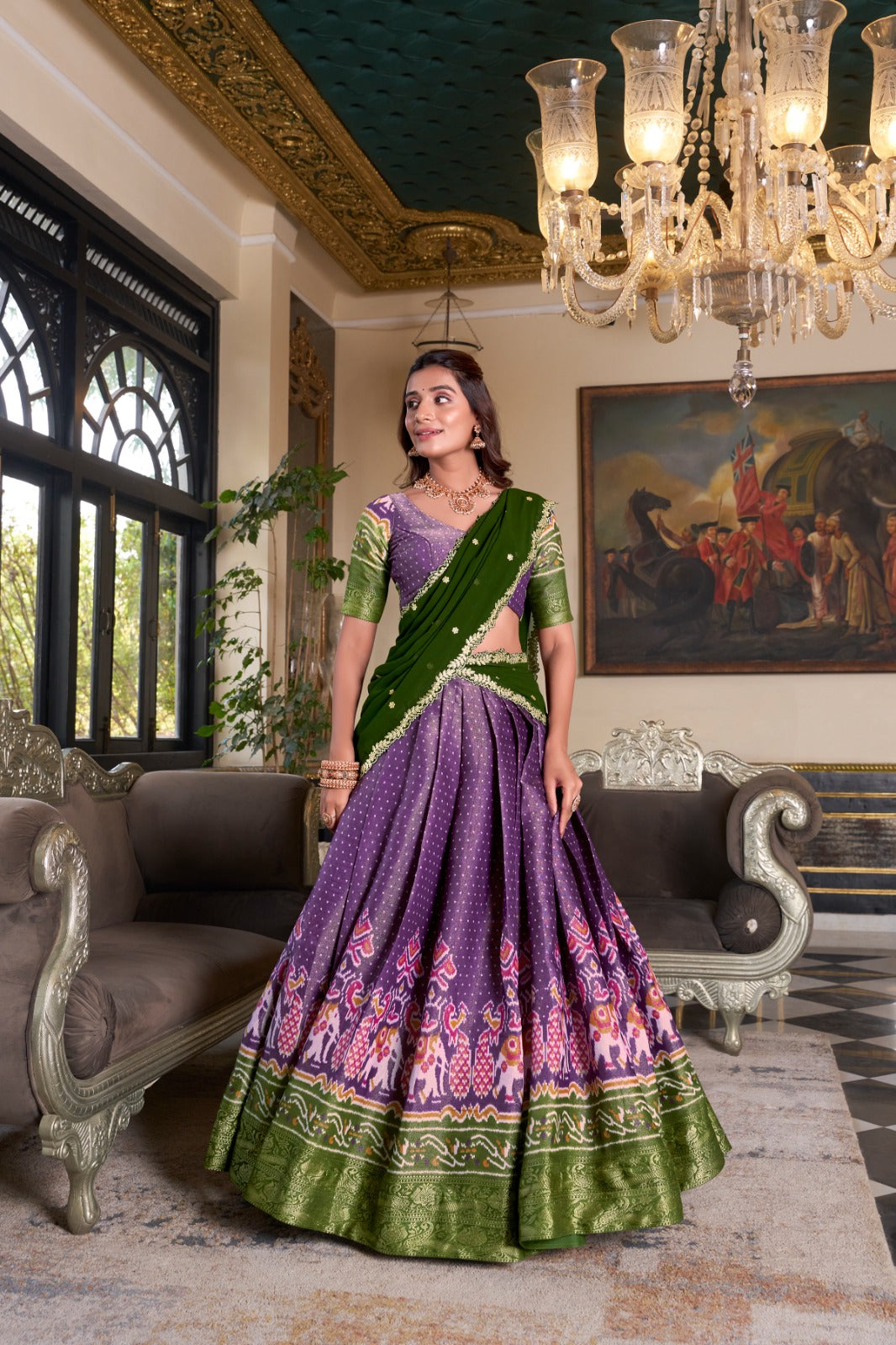 Kayatri New Kanchipuram Designer Lehenga