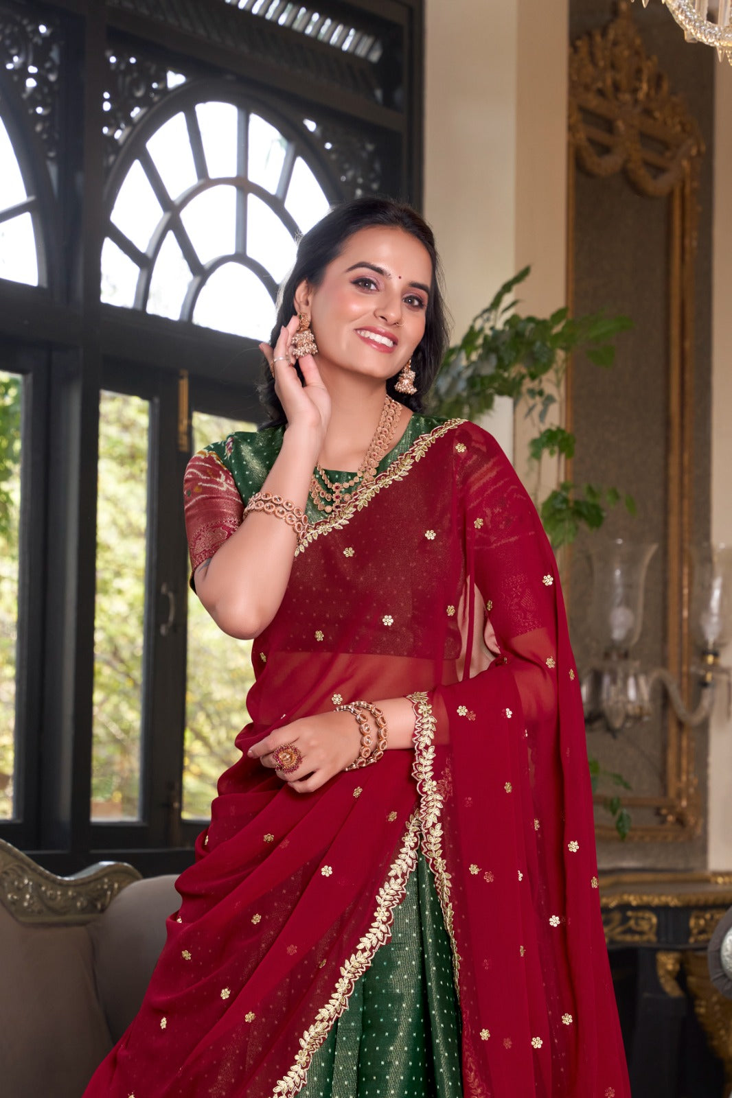 Kayatri New Kanchipuram Designer Lehenga