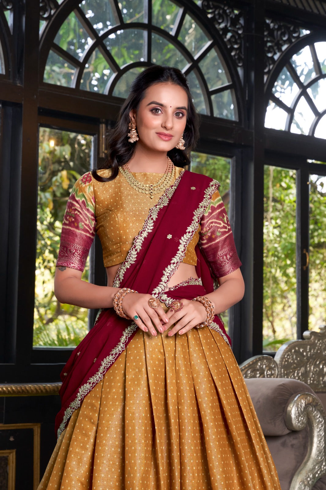 Kayatri New Kanchipuram Designer Lehenga