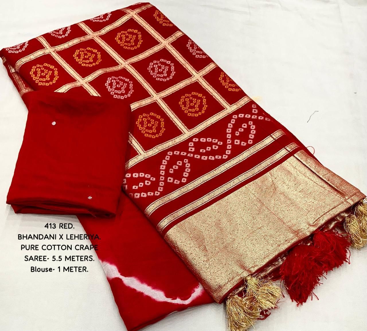 Kayatri New Traditional Ghatchola Bhandani Leheriya saree
