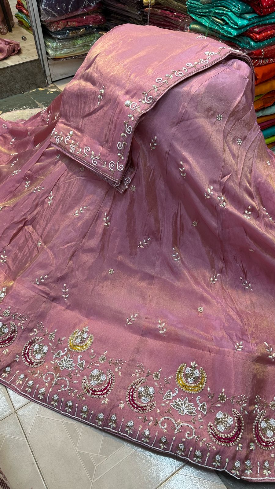 Kayatri  New Designer Pure Cosmos Silk Lehenga