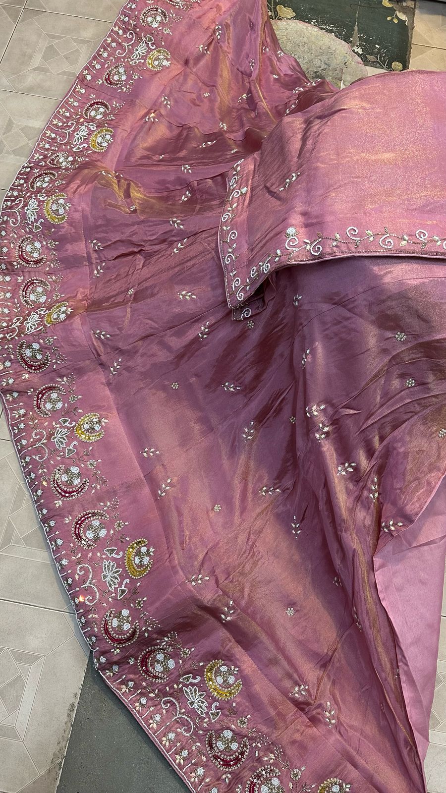 Kayatri  New Designer Pure Cosmos Silk Lehenga