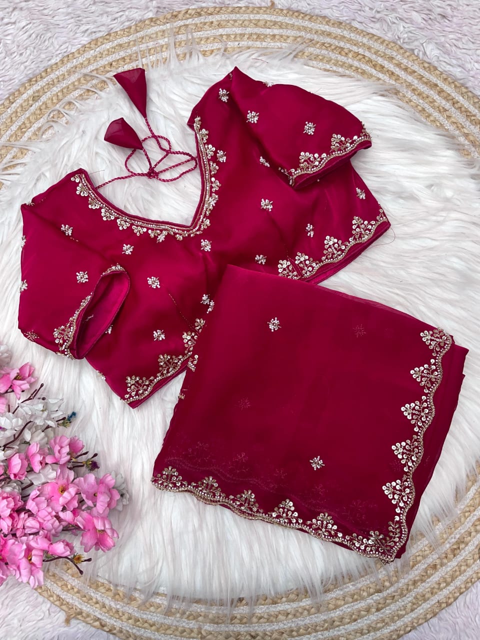 Kayatri New Zimmy Choo Sattan Bollywood Style Saree