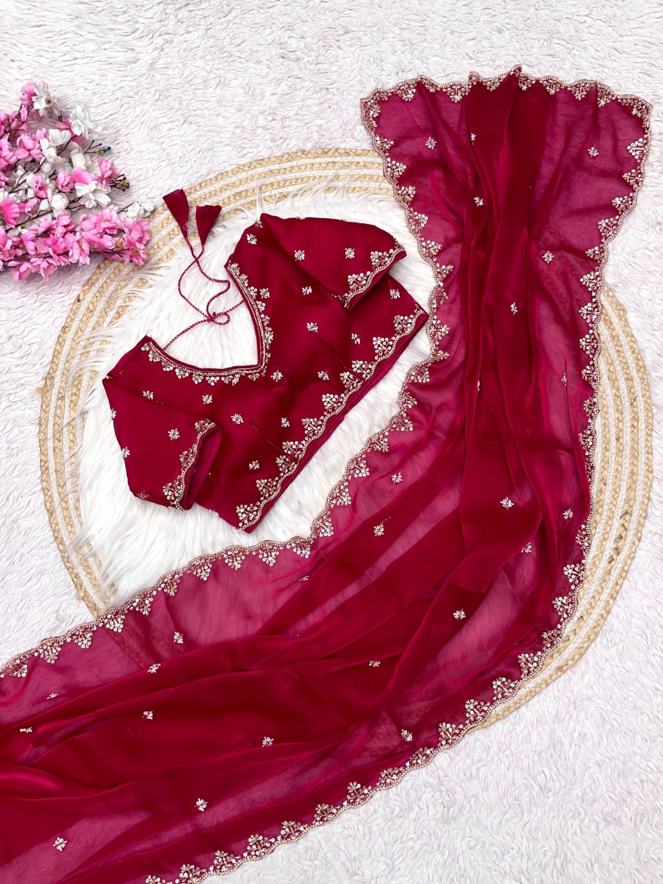 Kayatri New Zimmy Choo Sattan Bollywood Style Saree
