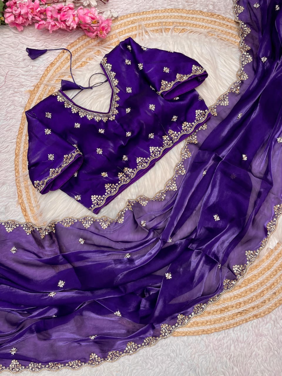 Kayatri New Zimmy Choo Sattan Bollywood Style Saree