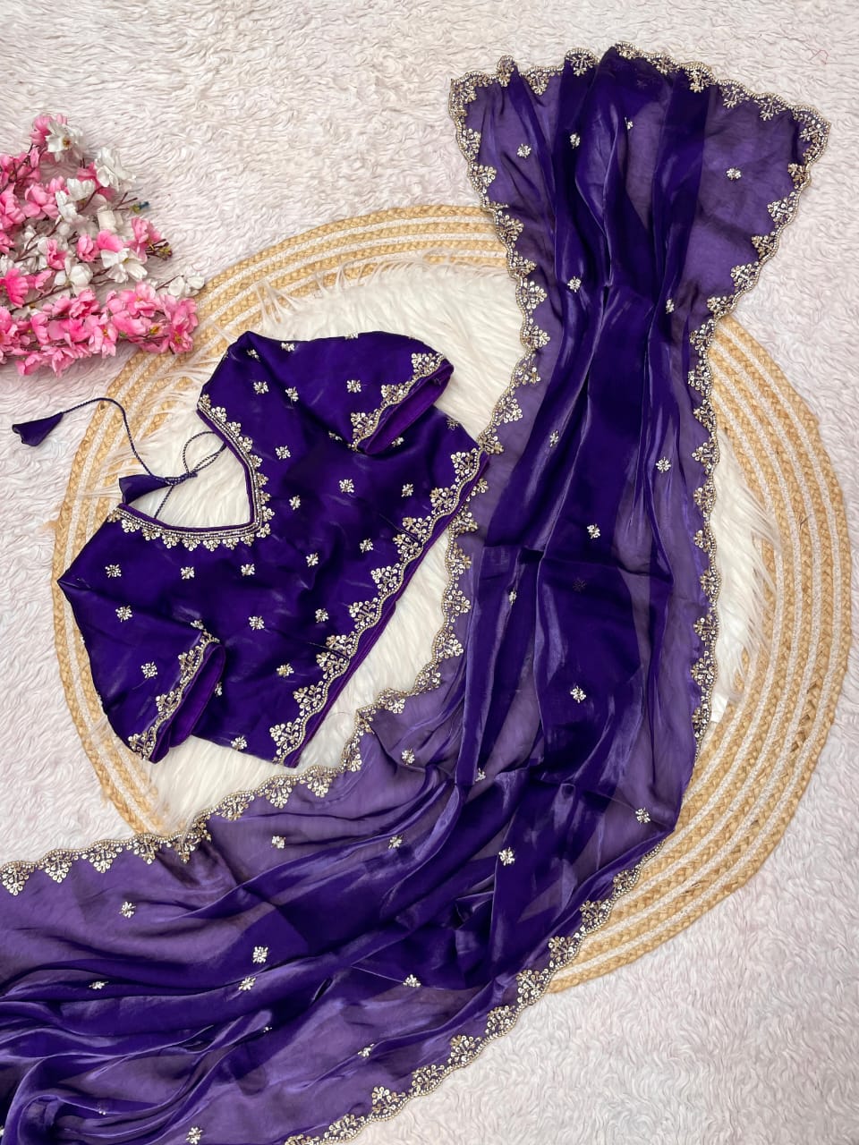 Kayatri New Zimmy Choo Sattan Bollywood Style Saree