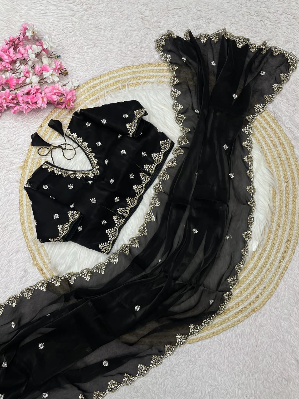 Kayatri New Zimmy Choo Sattan Bollywood Style Saree