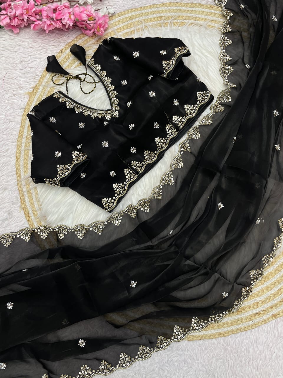 Kayatri New Zimmy Choo Sattan Bollywood Style Saree