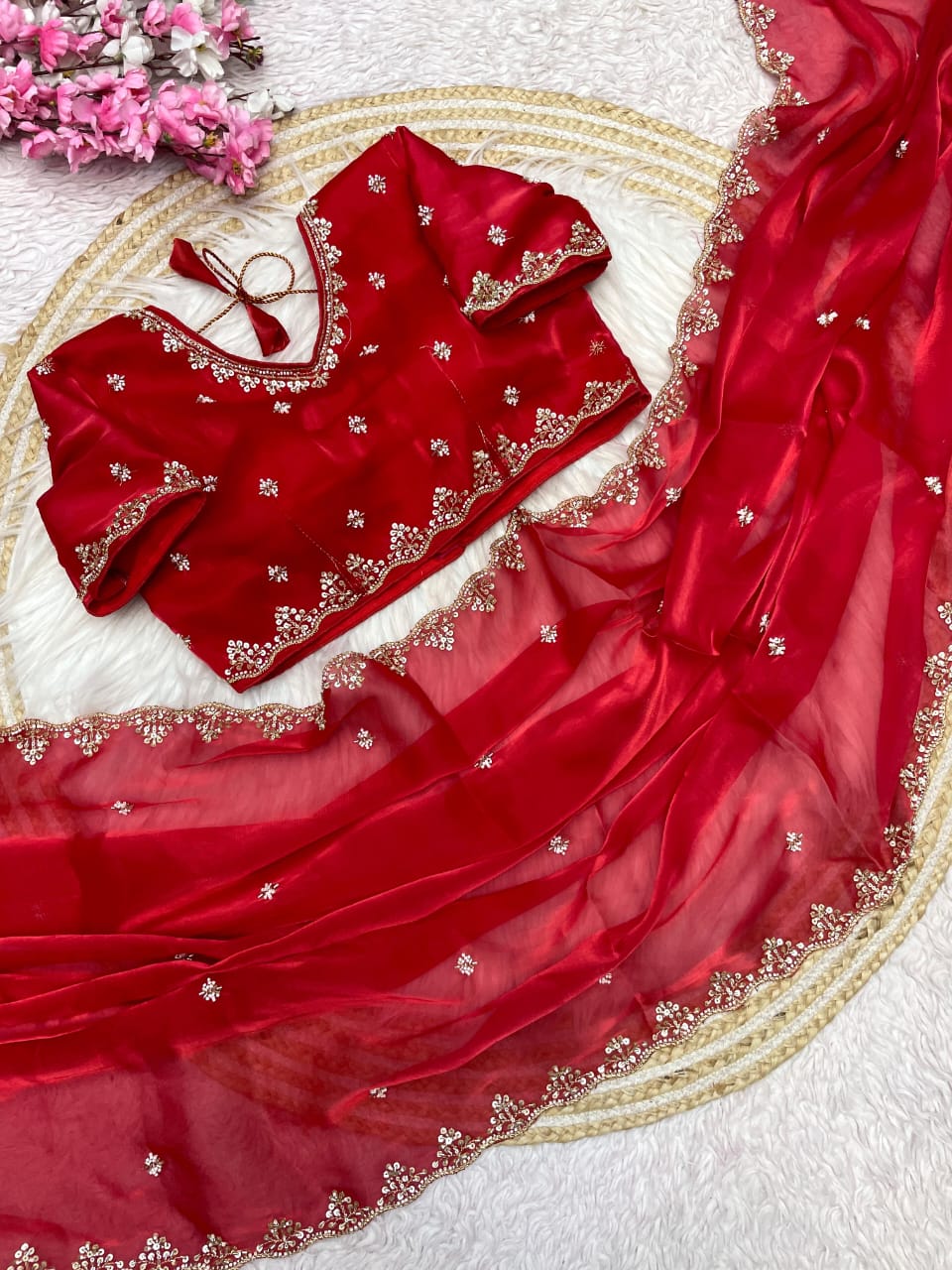 Kayatri New Zimmy Choo Sattan Bollywood Style Saree