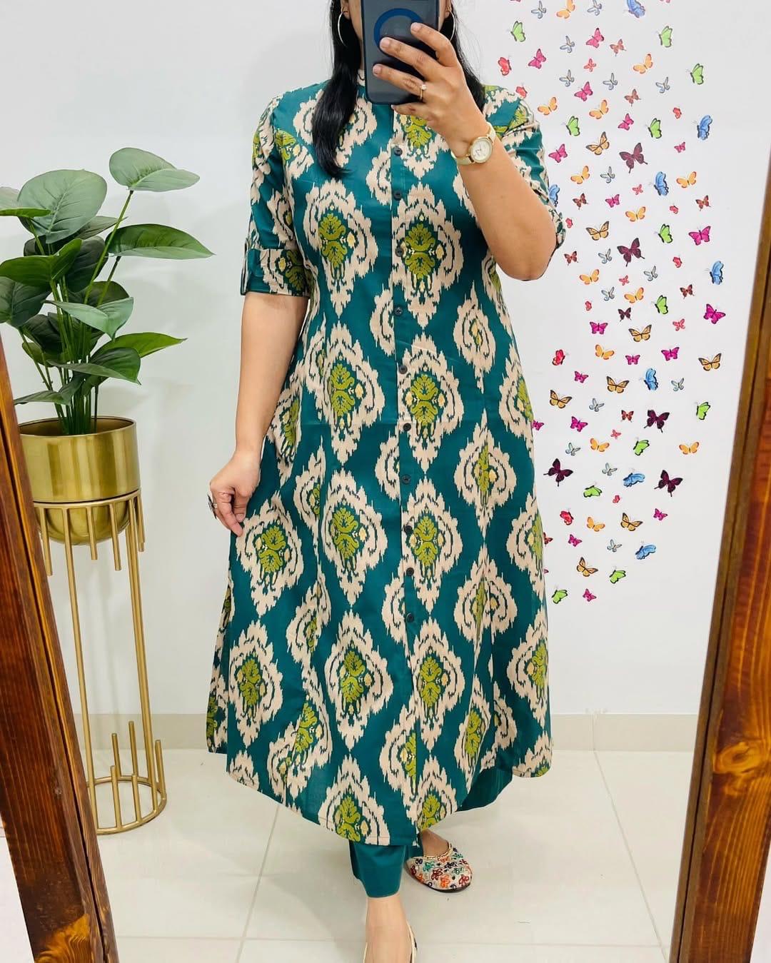 Kayatri Launching Designer Co-Ords set in Aline Kurti Pattern