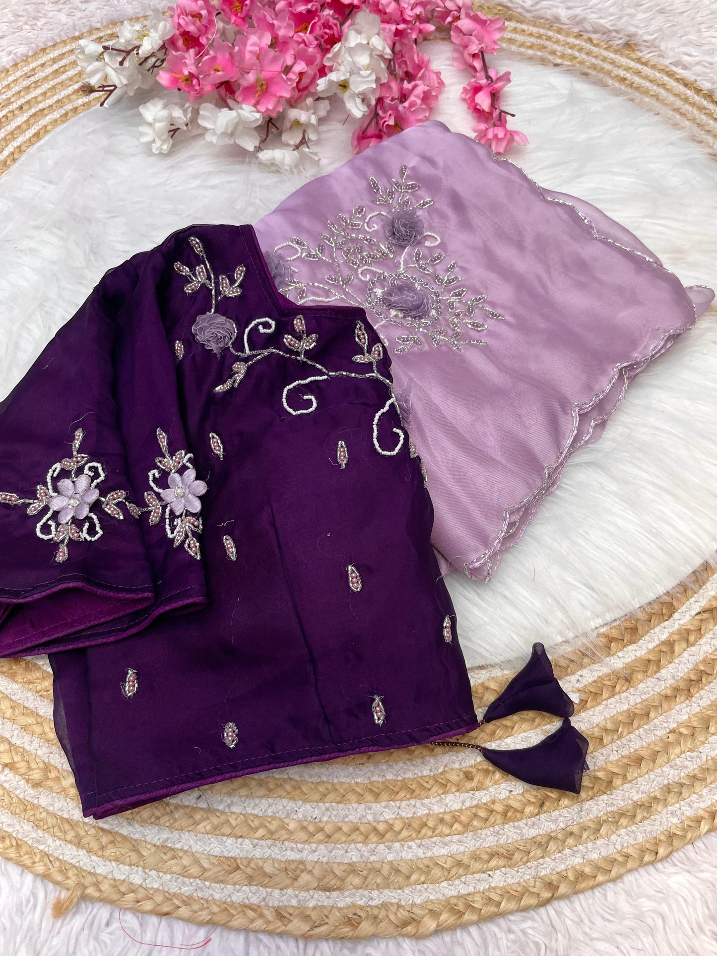 Kayatri New Jordan Silk Sattin Bollywood Style Saree