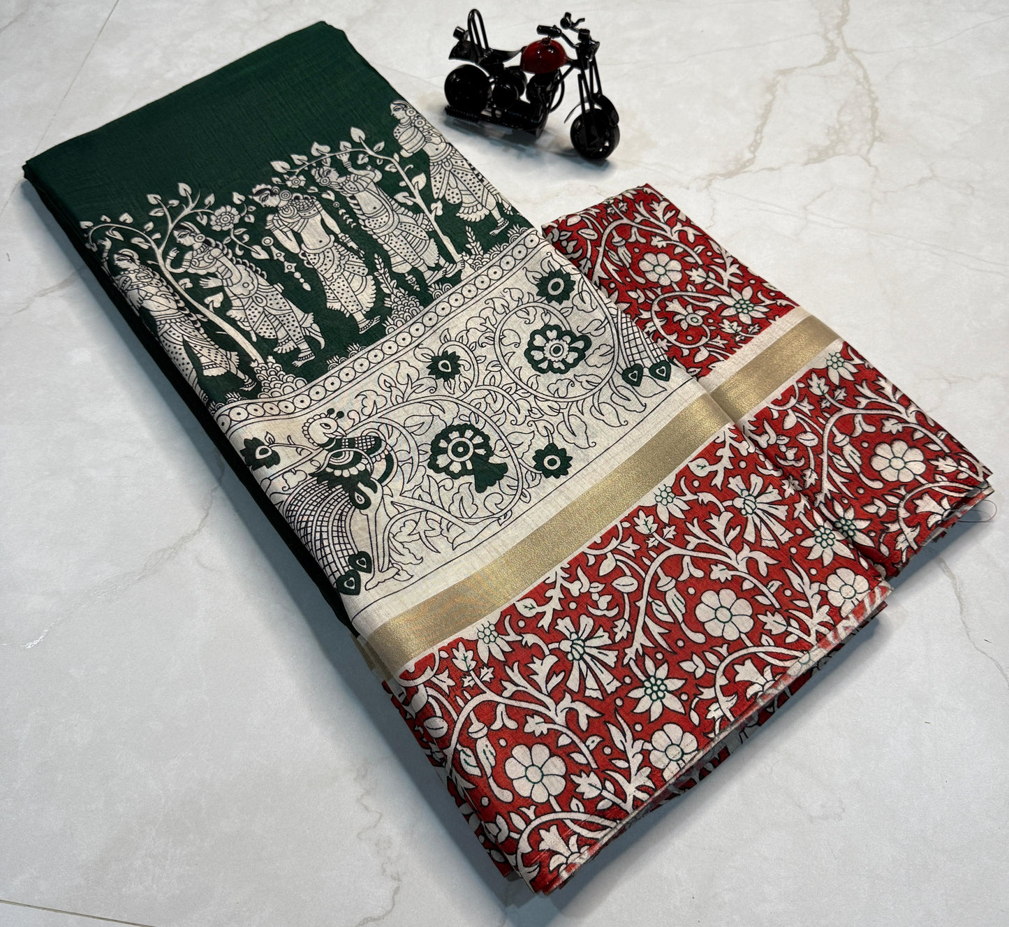 Kayatri New Cotton Silk Printed Saree