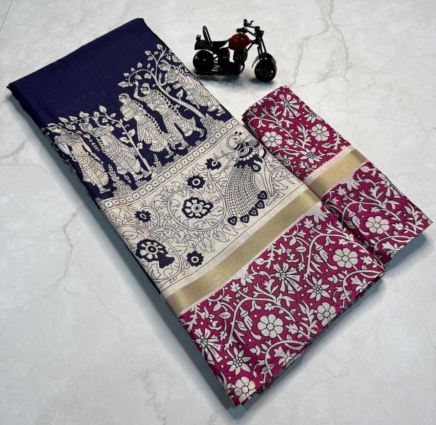 Kayatri New Cotton Silk Printed Saree