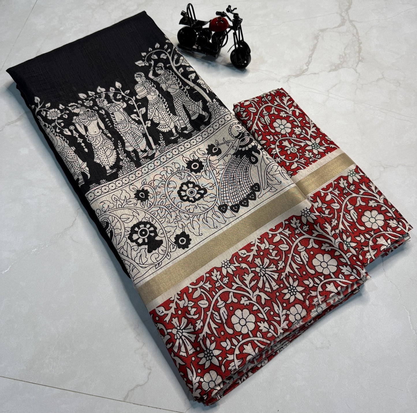 Kayatri New Cotton Silk Printed Saree