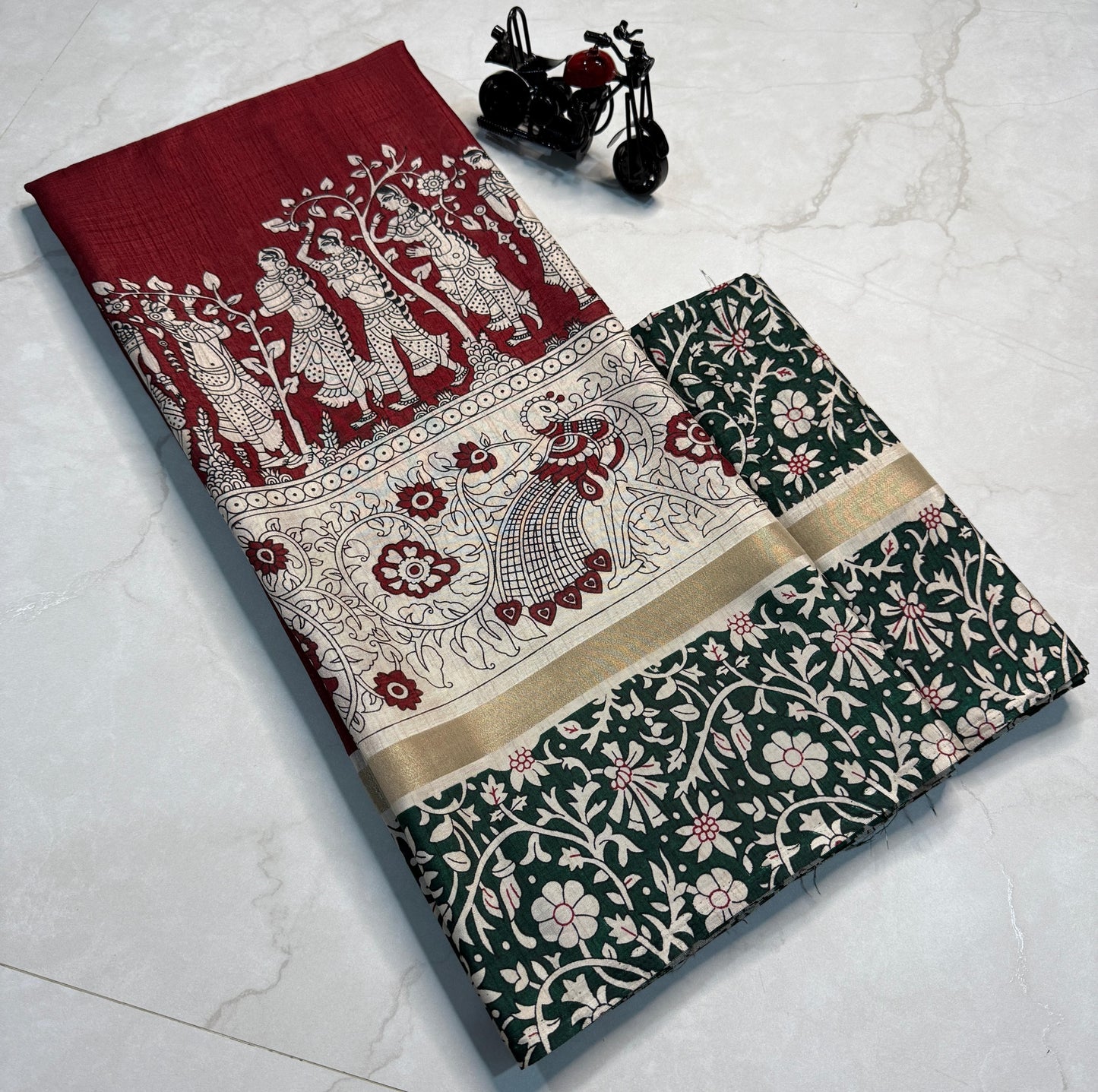 Kayatri New Cotton Silk Printed Saree