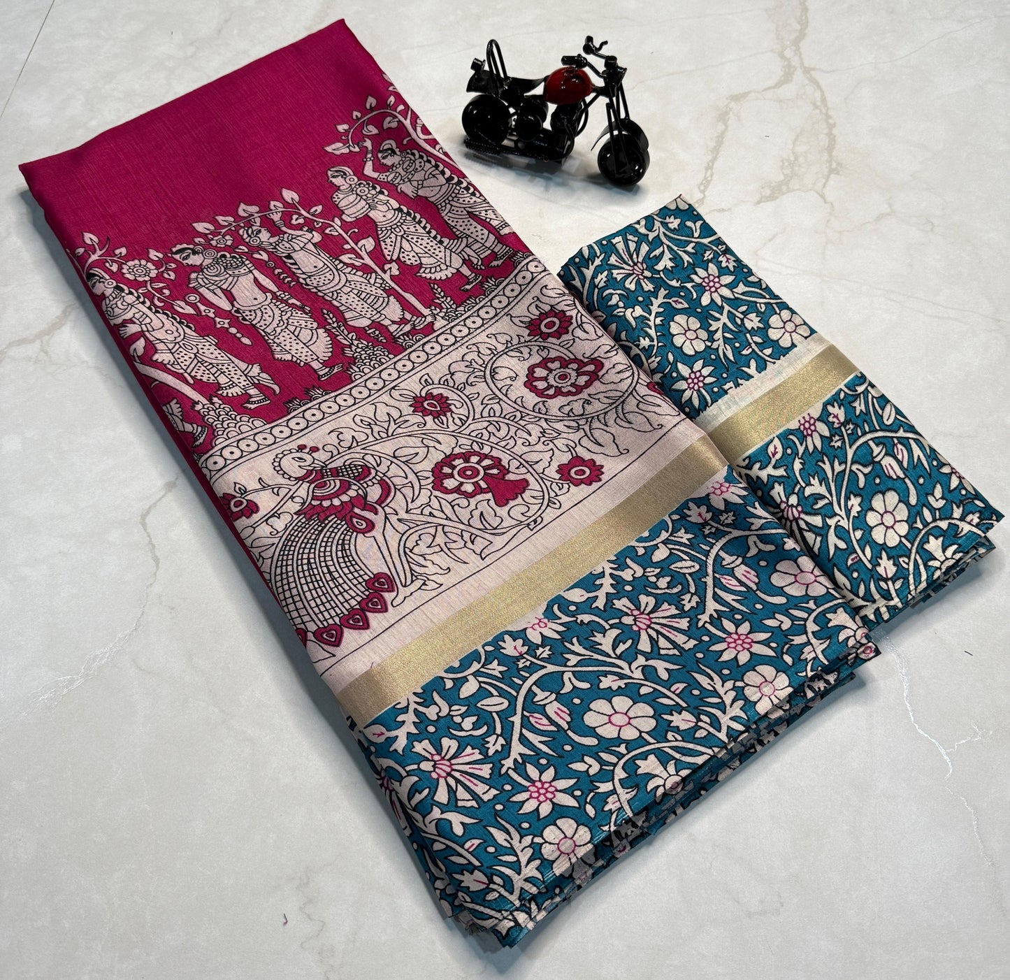 Kayatri New Cotton Silk Printed Saree