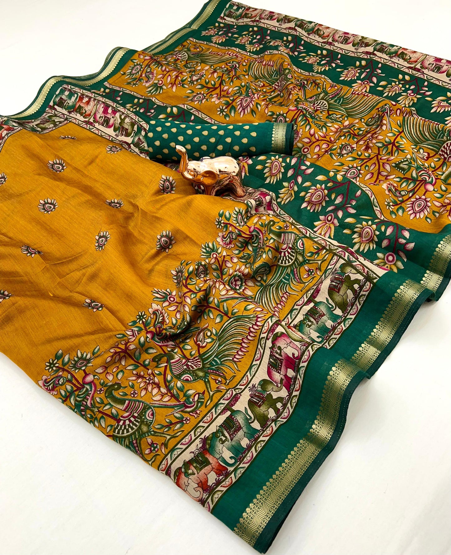 Kayatri New Soft Mul Cotton Patola Print Saree
