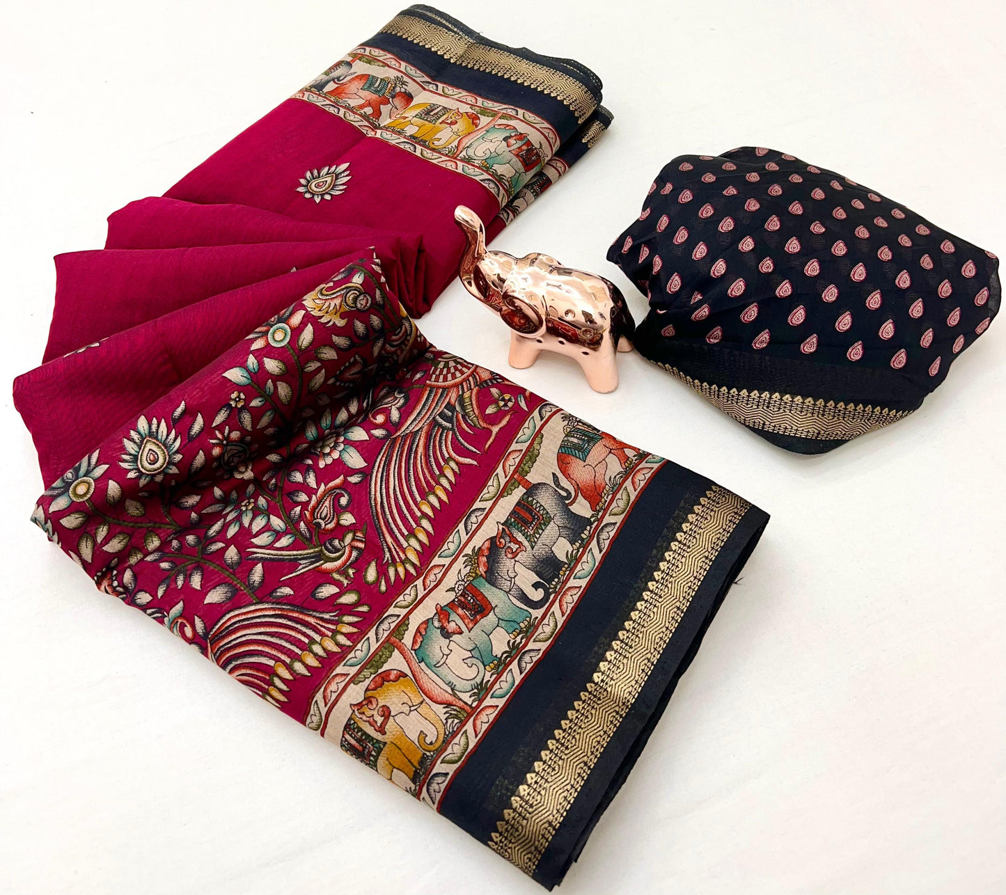 Kayatri New Soft Mul Cotton Patola Print Saree