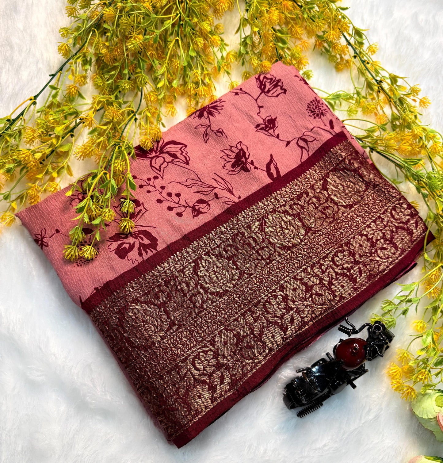 Kayatri New Pure Dola Silk Printed Saree