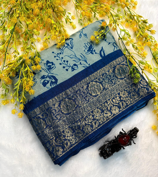 Kayatri New Pure Dola Silk Printed Saree