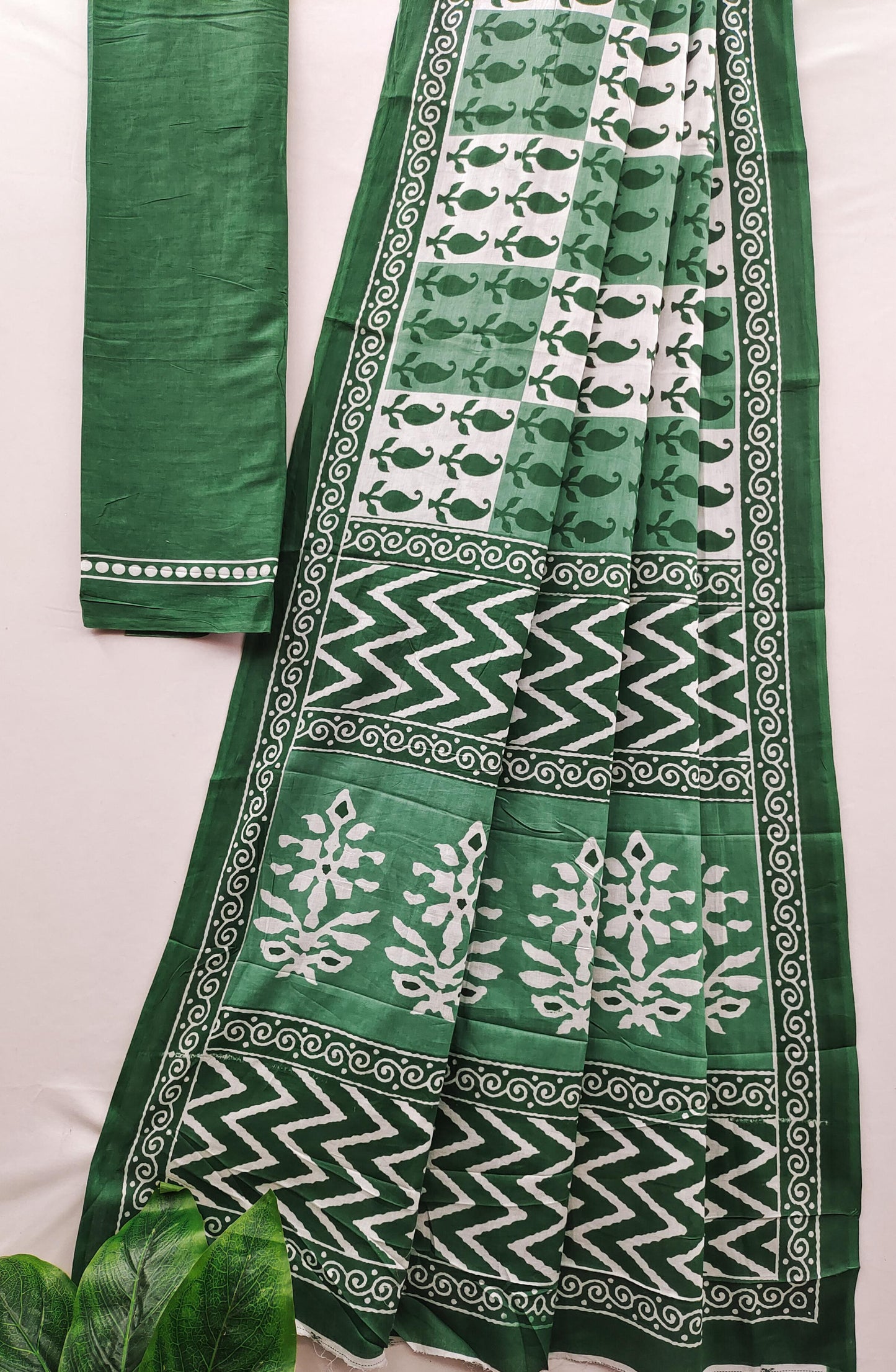 Kayatri New Primum Cotton Bagru Block Print Cotton Mulmul Saree