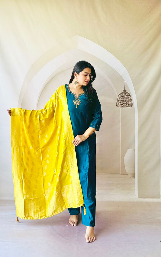 Kayatri New Designer Vatican Handwork Suit