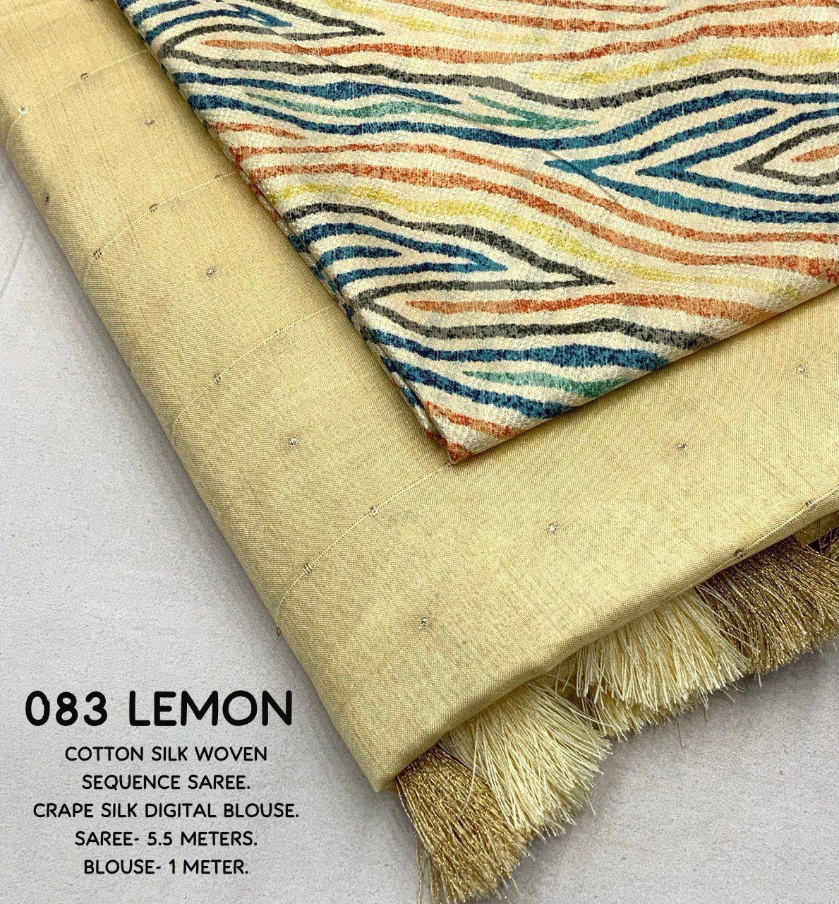 Kayatri New Designer Cotton Silk Sequence Work Saree