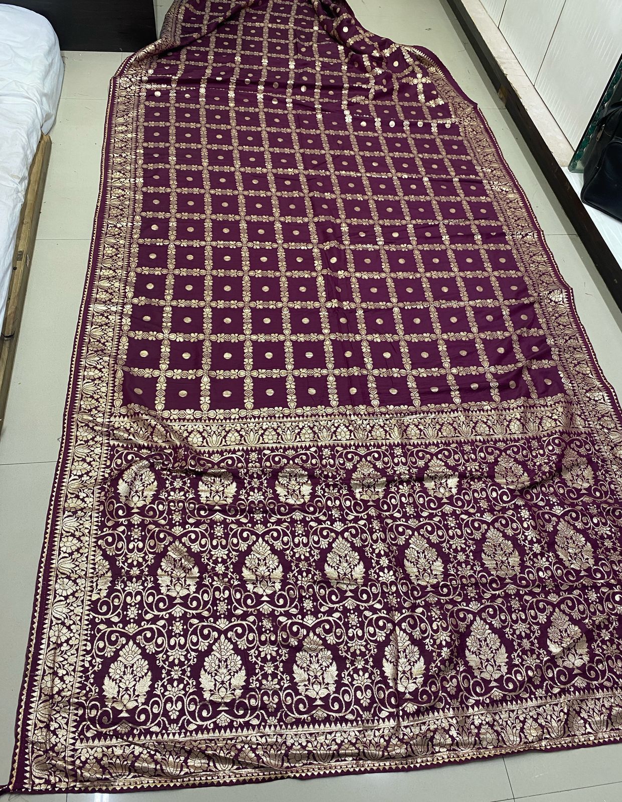 Kayatri New Pure Dola Silk Zari Weaving Saree