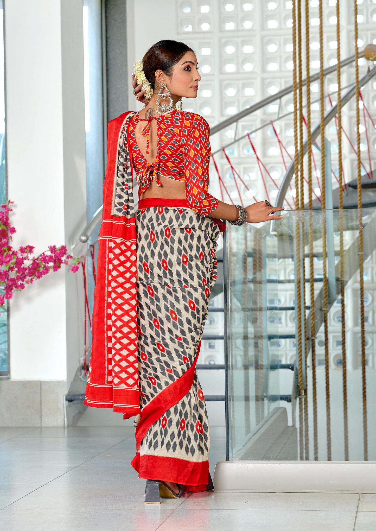 Kayatri New Soft Pure Cotton Printed Saree