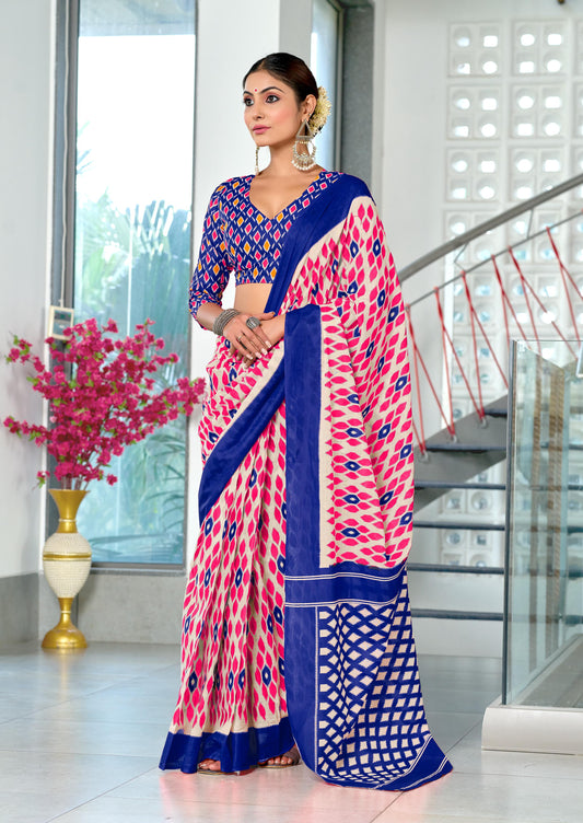 Kayatri New Soft Pure Cotton Printed Saree