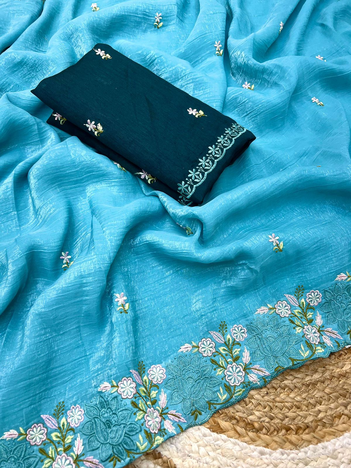 Kayatri New Crunchy Silk Designer Saree