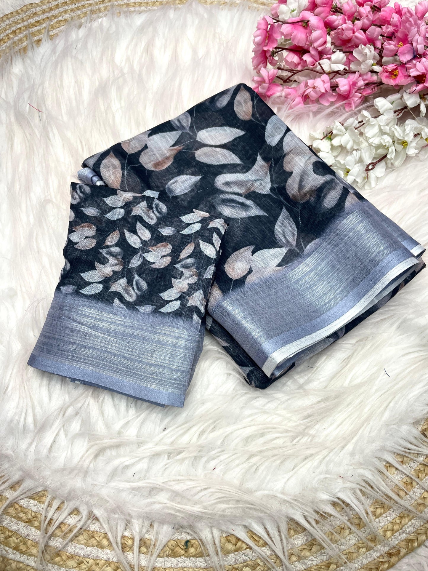 Kayatri New Lilen Digital Print Saree