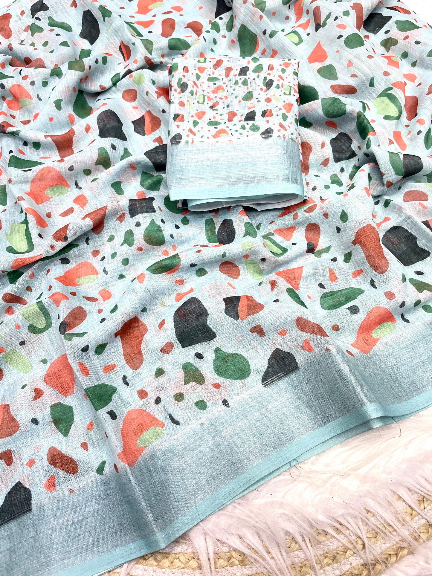 Kayatri New Lilen Digital Print Saree