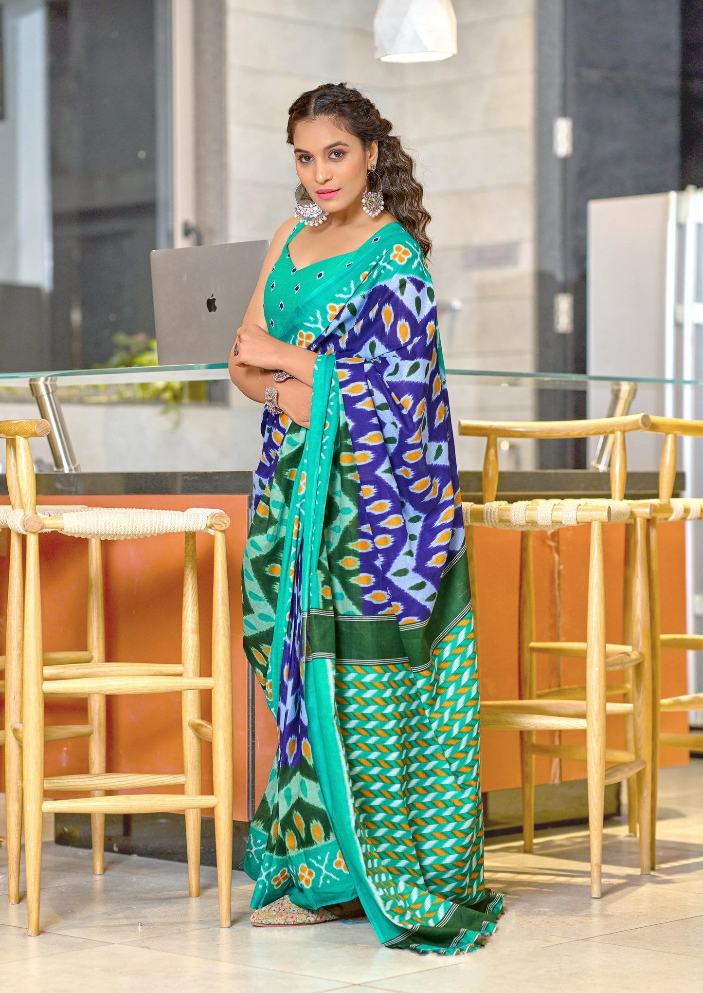 Kayatri New Soft Pure Cotton Printed Saree