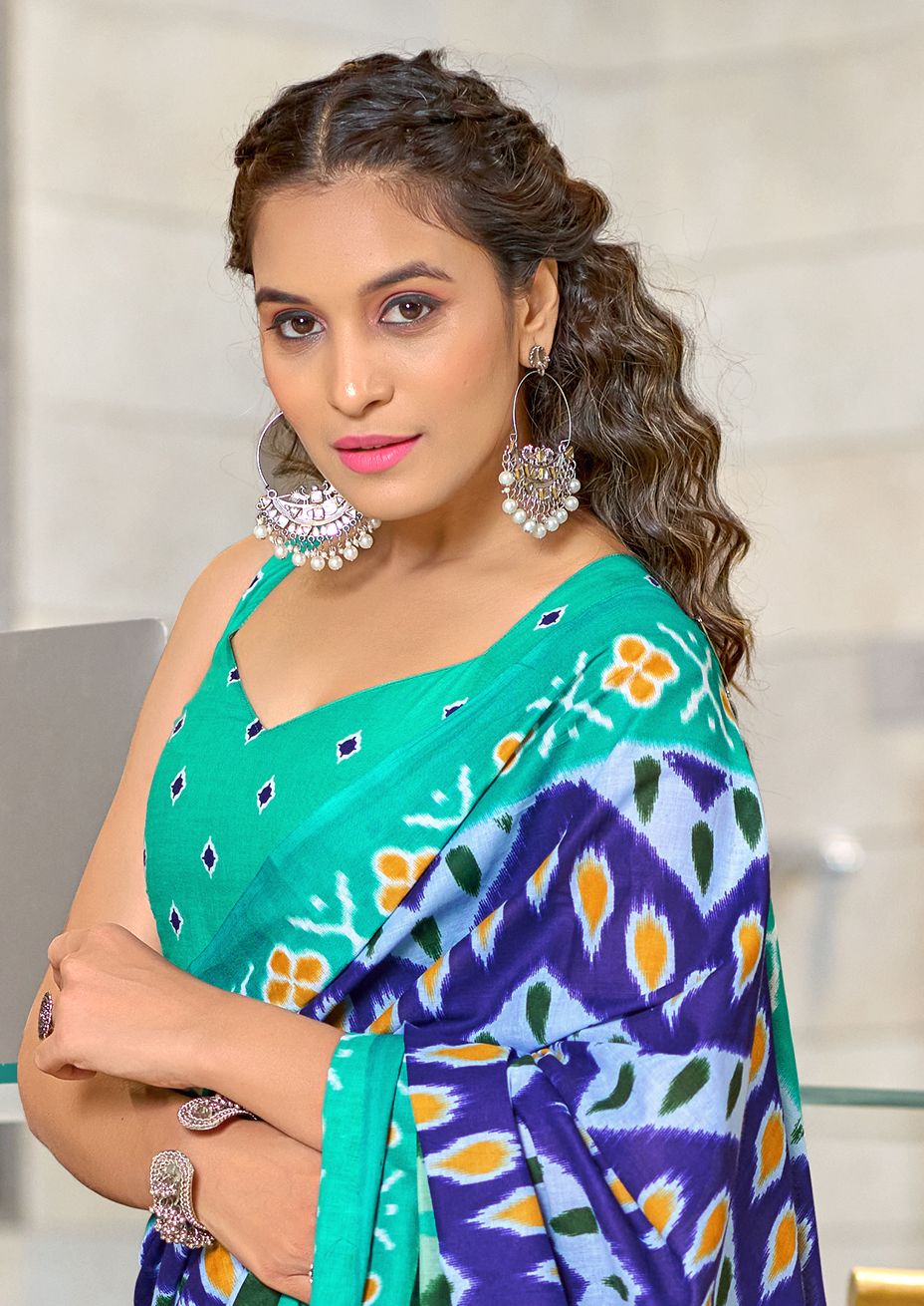 Kayatri New Soft Pure Cotton Printed Saree