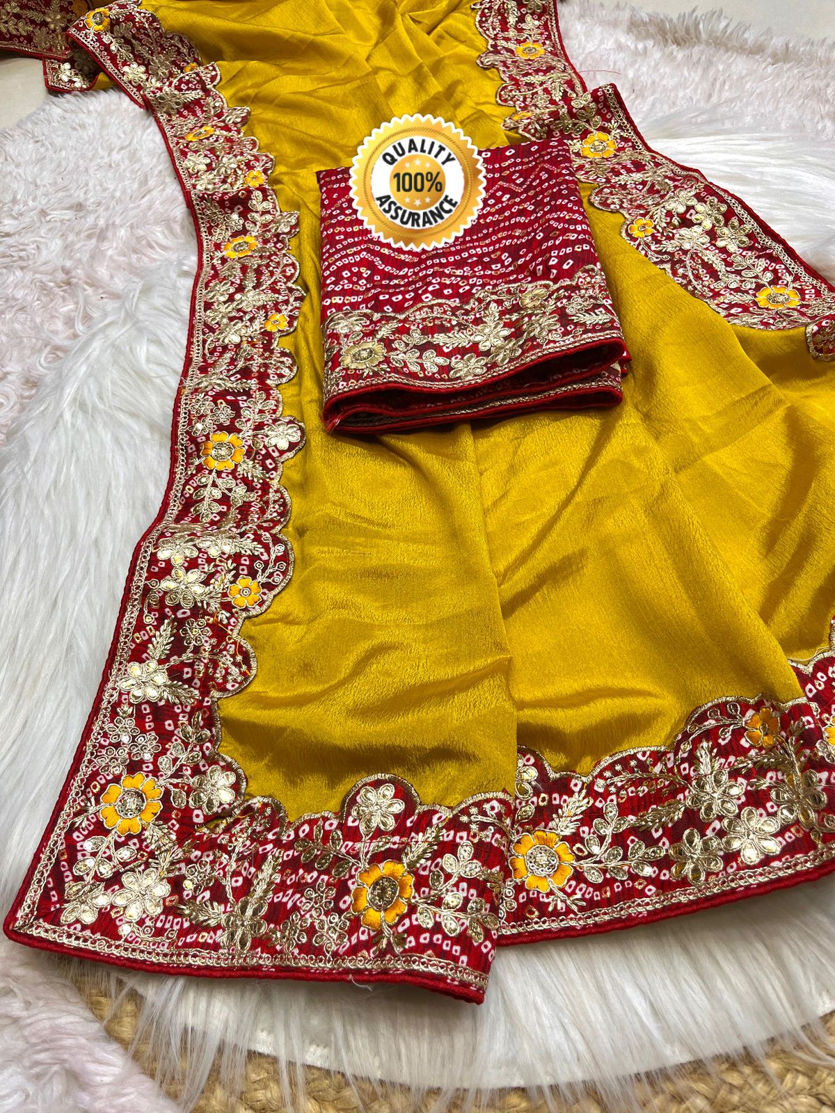 Kayatri New Soft Chinon Designer Saree