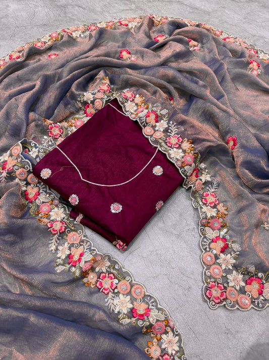 Kayatri New Designer Chiffon Saree
