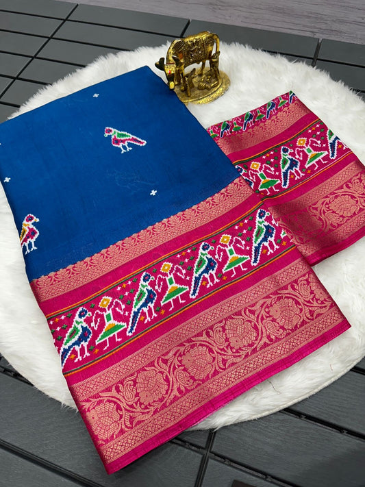 Kayatri New Pure Soft Dola Patola Print Saree
