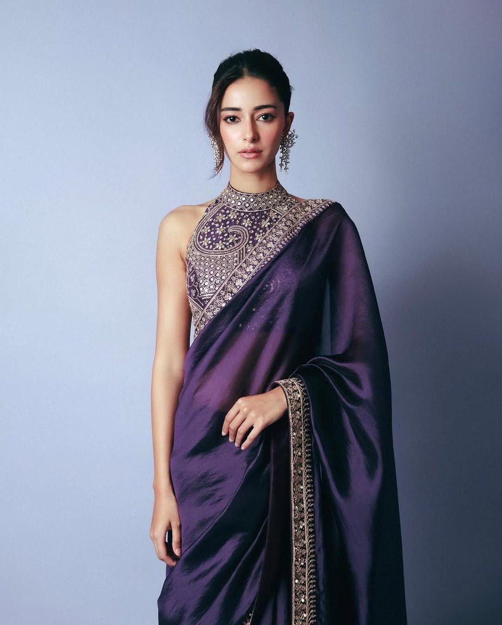 Kayatri New Jimmy Choo Sattin Coding Zari Saree