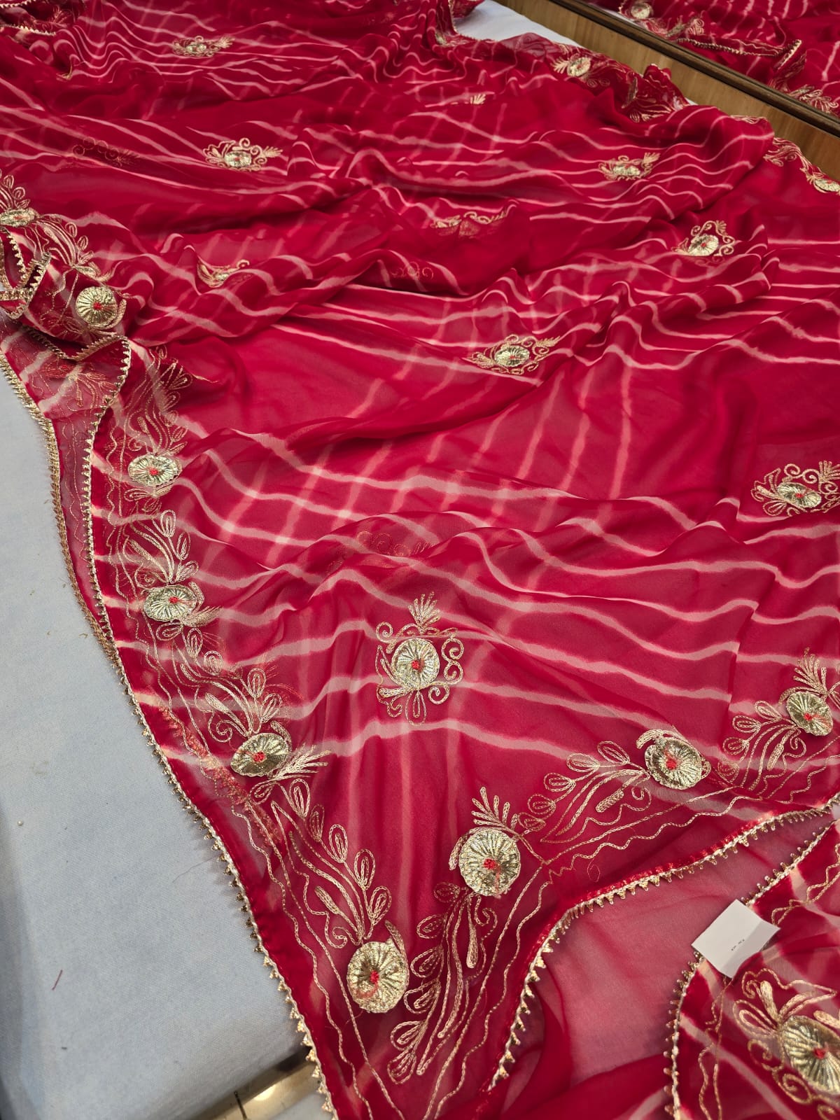 Kayatri New Light Weight Chiffon Leheriya Saree